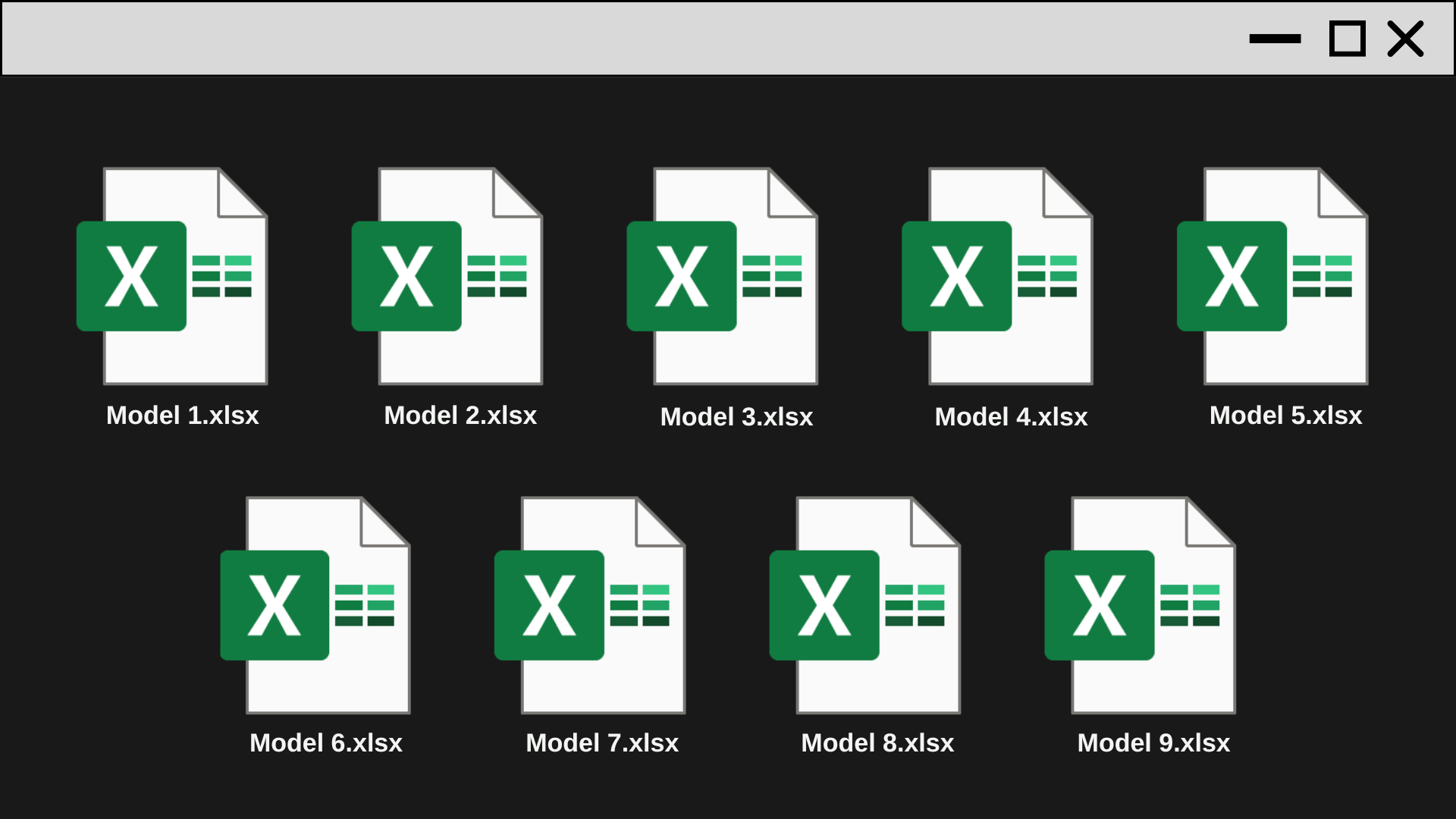 Spreadsheet with data for quiz creation